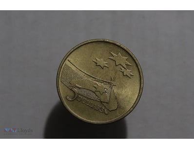 AUSTRALIA 5 DOLLARS 1992 INTERNATIONAL YEAR OF SPA...