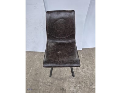 Chair, brown leather styled

Dimensions: H: 89cm W...
