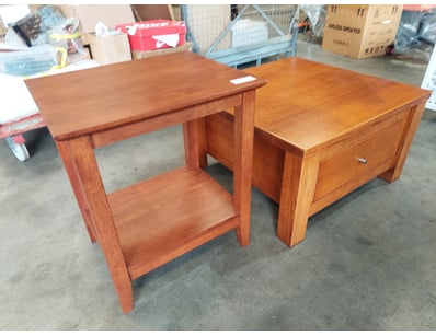 Timber Coffee Table & Side Table

Coffee Dimensi...
