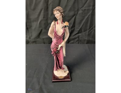 GIUSEPPE ARMANI "FLORENCE" PORCELAIN FIGURINE - WO...