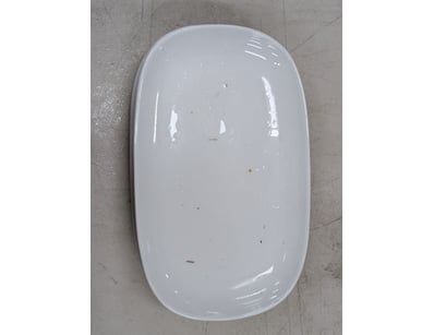 Porcelain serving tray, white

SOLD AS LOT

