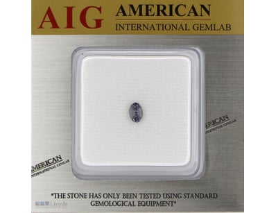 0.88CT CERTIFIED, NATURAL TANZANITE     

Oval Fac...