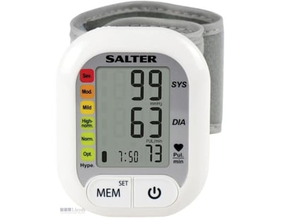 Salter Automatic Wrist Blood Pressure Monitor - RE...