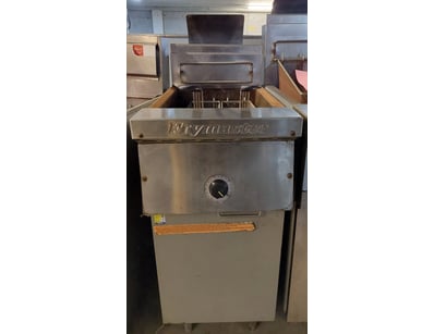 Frymaster MJ35GST open pot deep fryer featuring du...