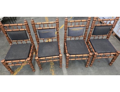 4x Traditional Indian Sankheda-style Chair

Appr...