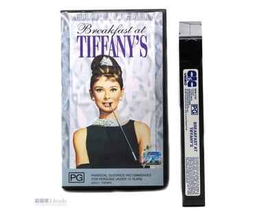 BREAKFAST AT TIFFANYS VHS TAPE.

19Cm X 12Cm X 2.5...