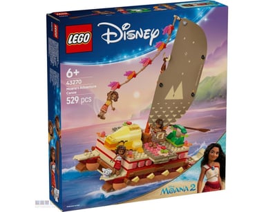 Lego 43270 Disney Princess Moanas Adventure Canoe ...