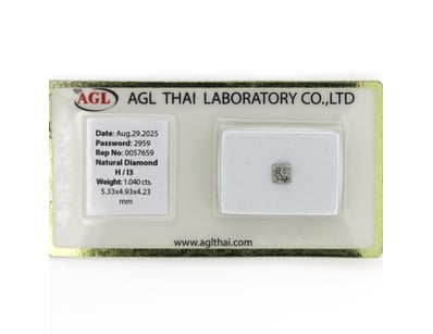 1.04CT CERTIFIED, NATURAL DIAMOND     

Princess C...