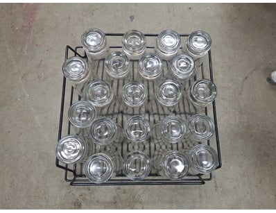 High Ball Glasses, Approximately 21, Includes Rack...