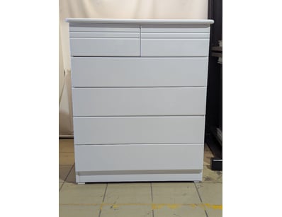 Chest of drawers, white shiny finish, 6 drawers
...