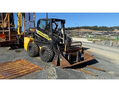 2021 New Holland L318 Skid Steer Loader with Bucke...