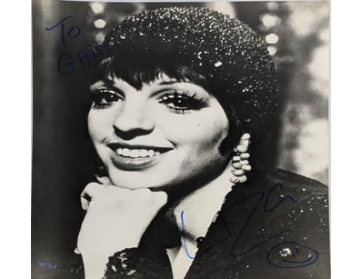 SIGNED LIZA MUNELLI WITH CERTIFICATE OF AUTHENTICI...