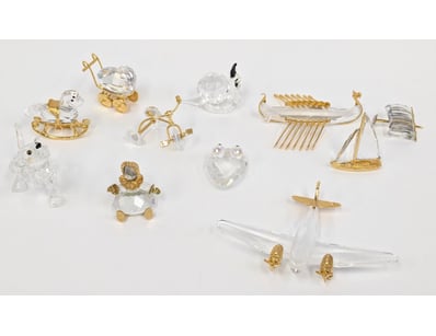 SET OF TEN SWAROVSKI CRYSTAL FIFURINES

Item Siz...