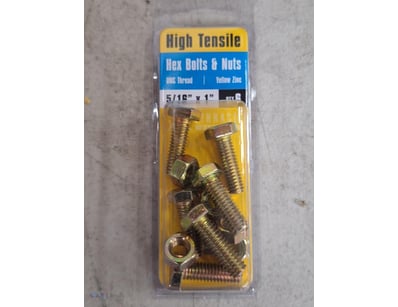 Pinnacle, High Tensile, Hex Bolts & Nuts, UNC Thre...