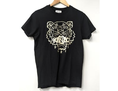 KENZO TIGER HEAD GRAPHIC T-SHIRT, BLACK, SIZE XS
...