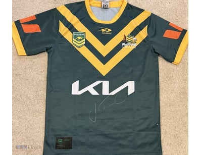JAMES TEDESCO SIGNED AUSTRALIAN JERSEY

A Australi...