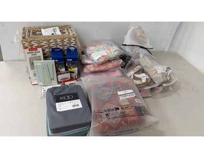 Assorted bundle including kids clothes, kids shoes...