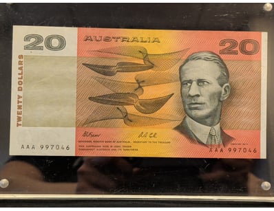AUSTRALIAN $20 POLYMER BANKNOTE

A Pristine Unci...