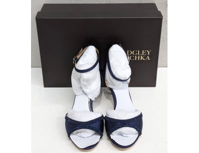 BADGLEY MISCHKA GILLIAN MIDSAT EVENING SANDAL, NAV...