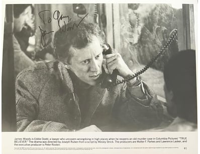 JAMES WOODS SIGNED PHOTO 

James Woods Personally ...