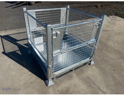 Unused Galvanised Stackable Steel Transport / Stor...