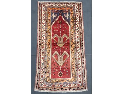 TURKISH RUG WITH MIHRAB DESIGN

Item Size: Height:...