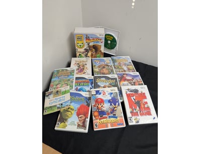 NINTENDO WII GAME COLLECTION - 15+ TITLES WITH CON...
