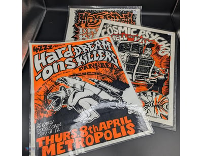 VINTAGE CONCERT POSTERS COLLECTION - HARD ONS, COS...