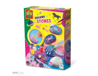 RRP $19.95 Painting Galaxy Stones 

With cool rub-...