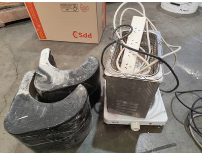 Assorted lot of dental equipment, including overhe...