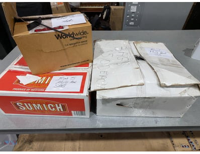 Boxes of short slat hooks and multi Slat hooks 

Q...