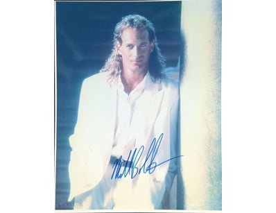 PHOTOGRAPH OF AMERICAN SINGER-SONGWRITER MICHAEL B...