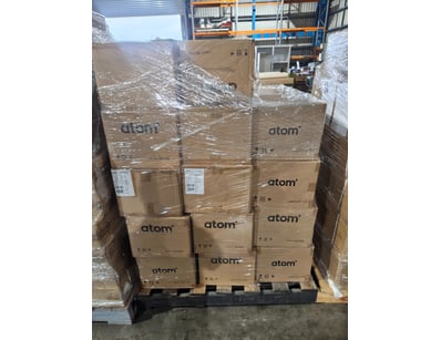 Assorted pallet of electrical and decorative compo...