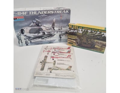 VINTAGE MONOGRAM F-84F THUNDERSTREAK & MILITARY MO...