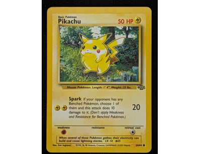 PIKACHU POKÉMON TRADING CARD - BASE SET #60/64

...