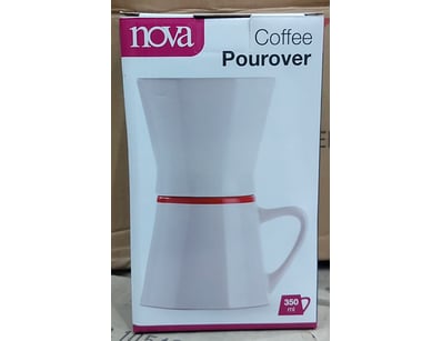 BOX LOT- QTY 6 x  Nova brand coffee pour over set,...