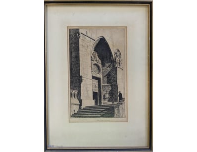 LIONEL LINDSAY (1874–1961)

Original Etching On Pa...