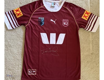 DARREN LOCKYER SIGNED QLD STATE OF ORIGIN JERSEY

...