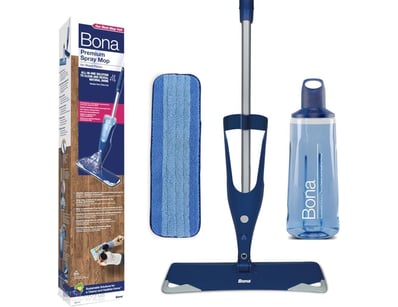 RRP $119 Bona Hardwood Floor Spray Mop (Includes 2...