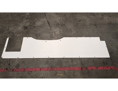 Melamine LH Wall Panel Voyager B2603