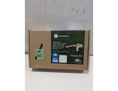 Caroma Urbane II Wall Basin/Bath Trim Kit featurin...
