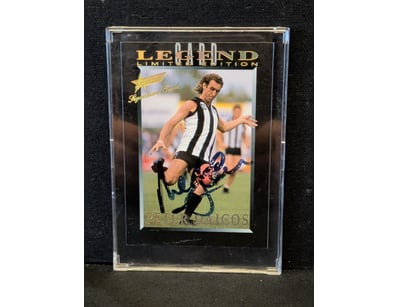 REDEMPTION LEGEND SIGNED PETER DAICOS CARD

Cond...