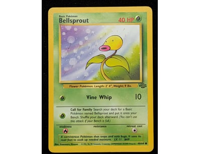 BELLSPROUT POKÉMON TRADING CARD - BASE SET #49/64...