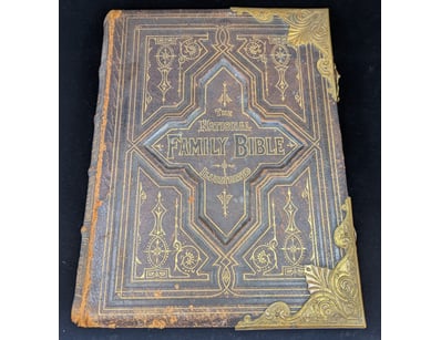 THE NATIONAL FAMILY BIBLE ILLUSTRATED

Item Size...