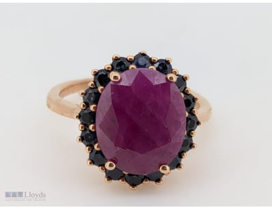 14CT ROSE GOLD RUBY AND SAPPHIRE RING

14Ct Rose G...