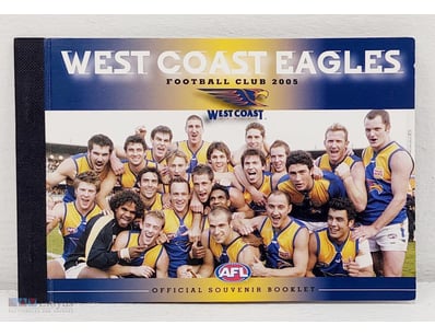 WEST COAST EAGLES 2005 FOOTBALL CLUB OFFICIAL SOUV...