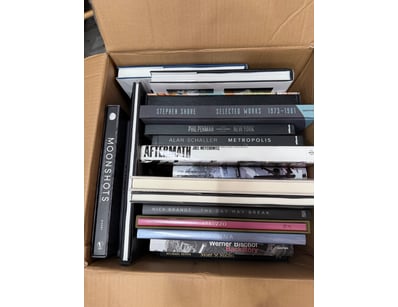Exceptional collection of photography monographs a...