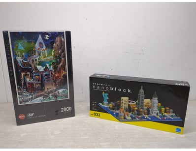 Nanoblock building block set and castle of horror ...