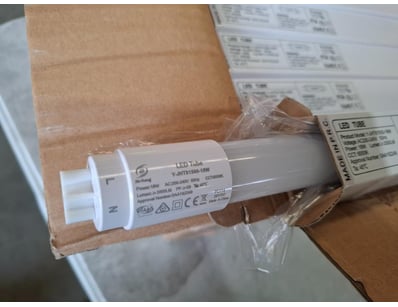 RRP $1650 Combined, JinHang Polycarbonate LED Tube...