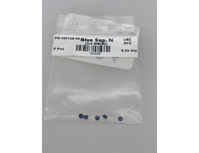 

BLUE SAPPHIRE
QTY X 5

0.22CTS
2.0MM


994434...